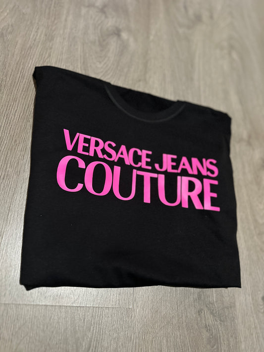 CAMISETA VERSACHE JEANS COUTURE ROSA