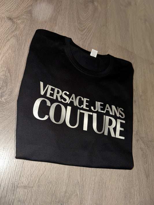 CAMISETA VERSACHE JEANS COUTURE PLATA