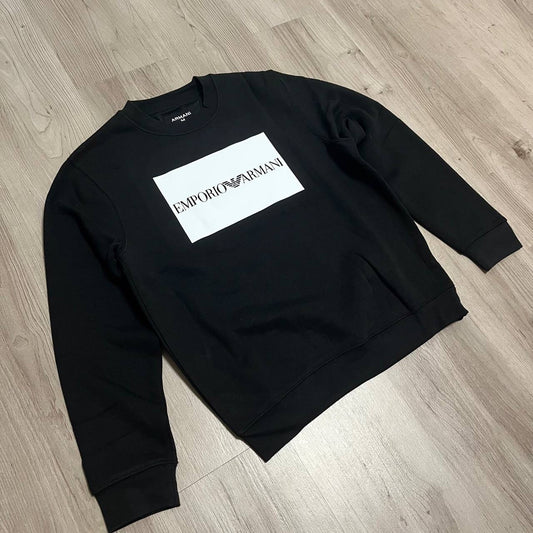 SUDADERA SIN CAPUCHA EMPORIO ARMANI RECTANGULO