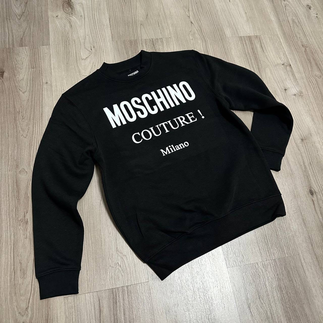 SUDADERA SIN CAPUCHA MOSCHINO COUTURE