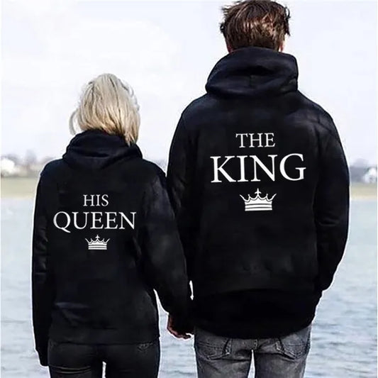 2 SUDADERAS DE PAREJA KING Y QUEEN CON CAPUCHA 9