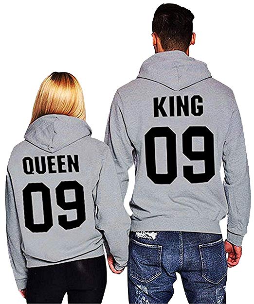 2 SUDADERAS PAREJA KING Y QUEEN CAPUCHA 1