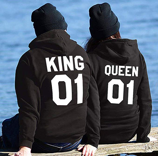 2 SUDADERAS PAREJA KING Y QUEEN CAPUCHA 1