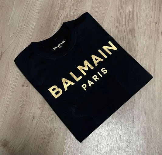 CAMISETA BALMAIN PARIS GOLD