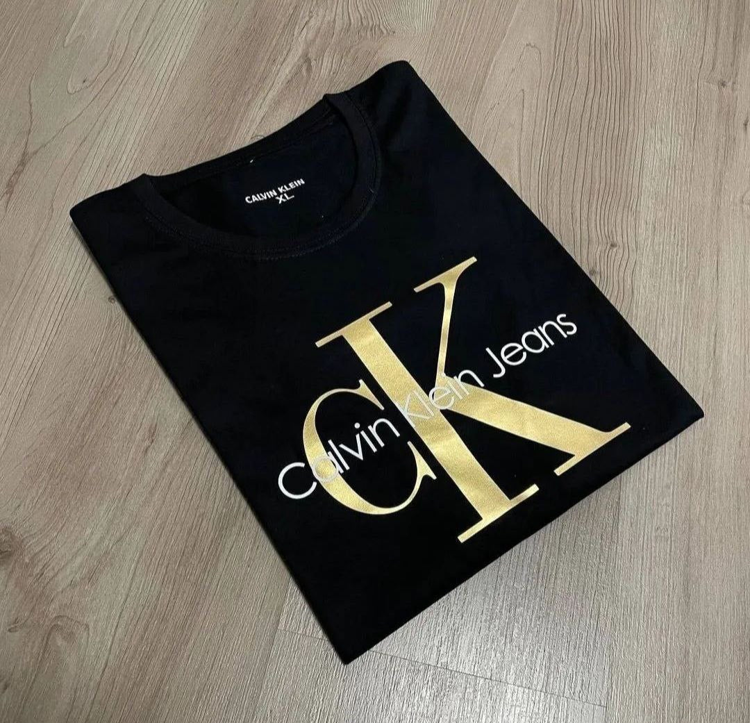 CAMISETA CK CALVIN KLEIN DORADO