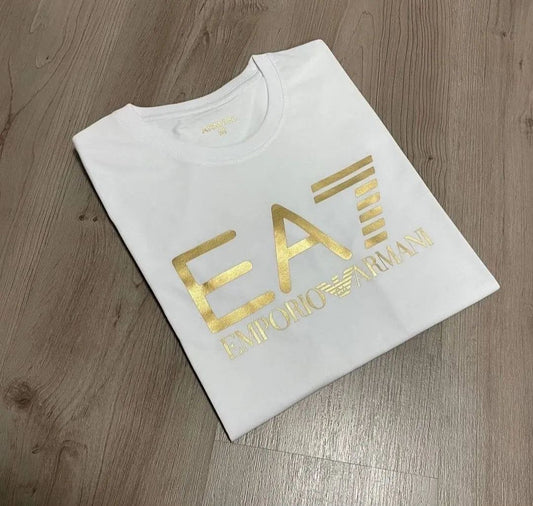 CAMISETA EMPORIO ARMANI DORADO 2