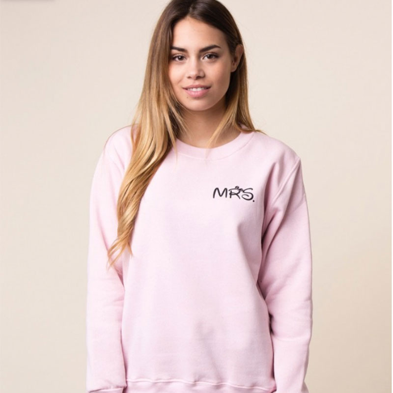 2 SUDADERAS DE PAREJA KING Y QUEEN SIN CAPUCHA 3
