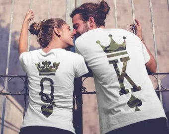 CAMISETAS DE PAREJA KING Y QUEEN 6
