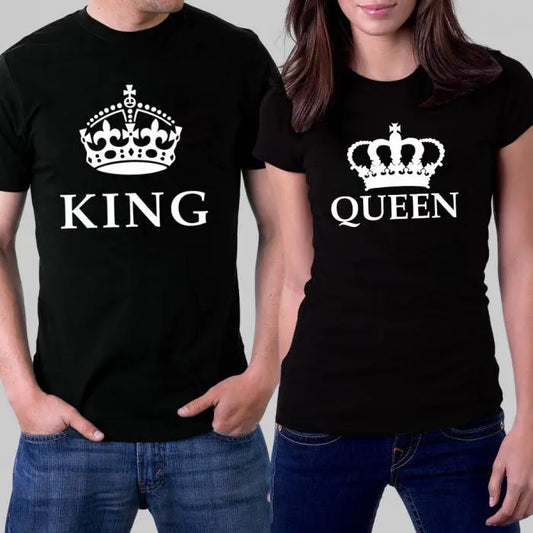 2 CAMISETAS DE PAREJA KING Y QUEEN 3