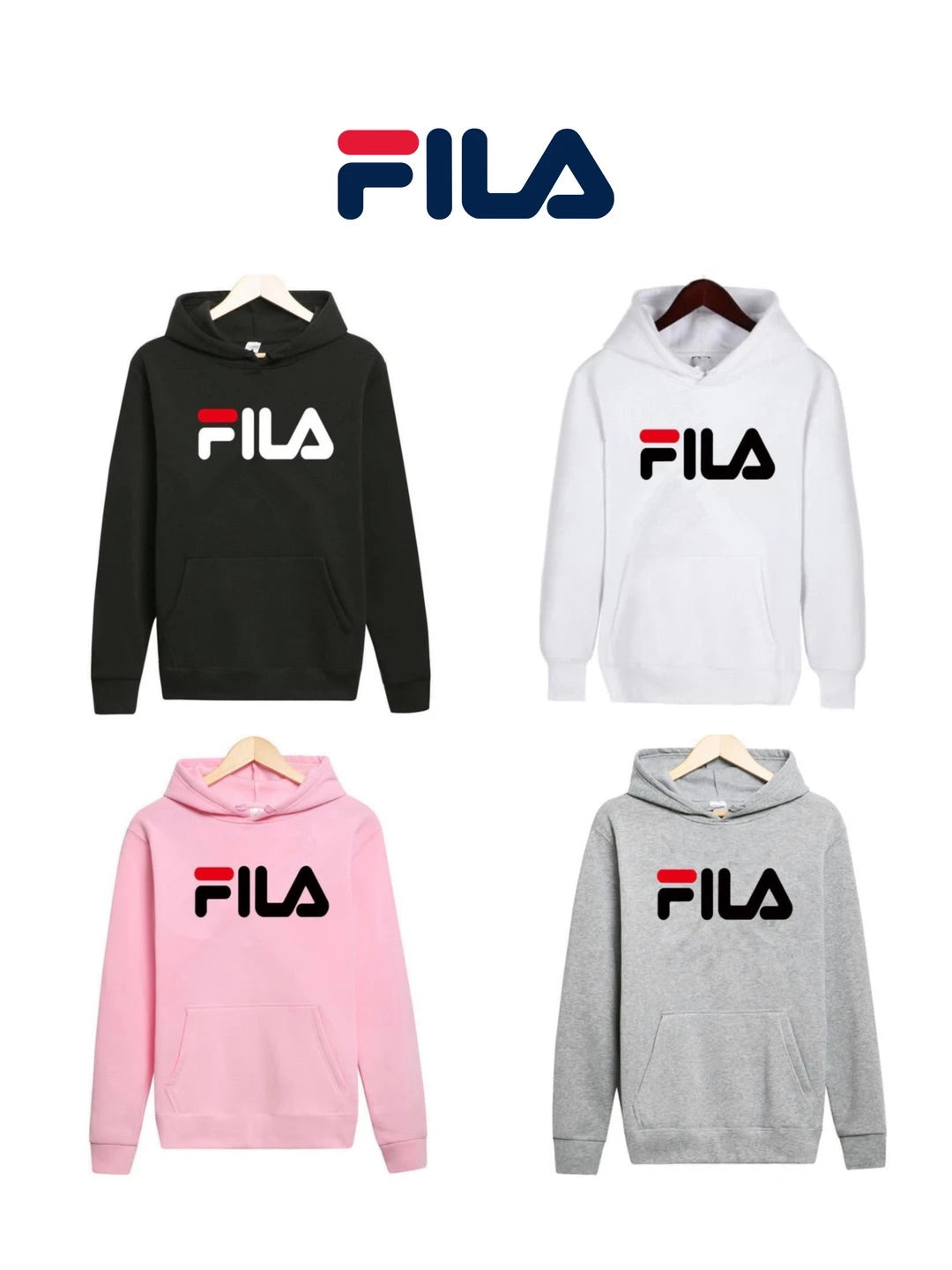 SUDADERA CON CAPUCHA FILA