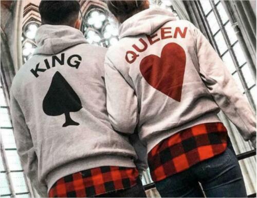 2 SUDADERAS DE PAREJA KING Y QUEEN CON CAPUCHA 7